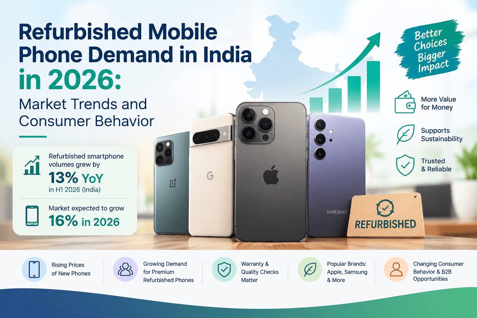 Refurbished Mobile Phone Demand in India in 2026: Market Trends and Consumer Behavior